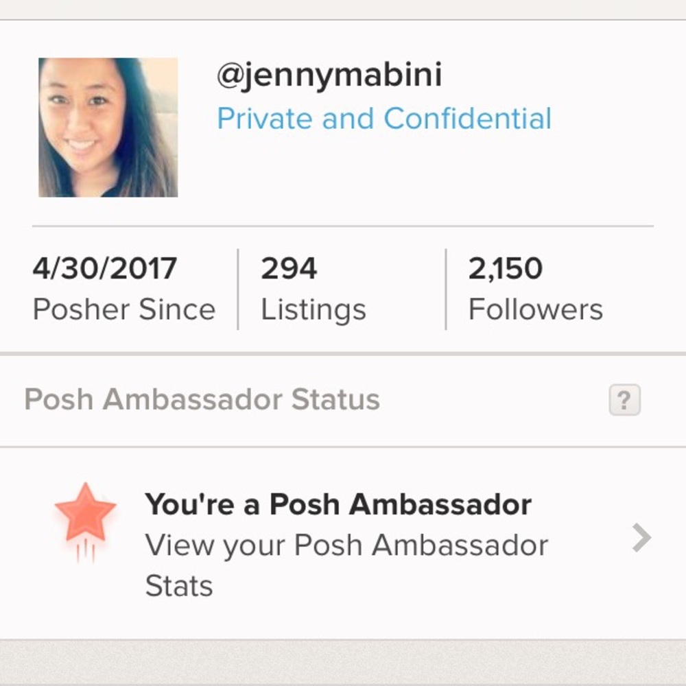 I AM A POSH AMBASSADOR ❤️